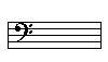 Key signature of no sharps or flats, Bass Clef