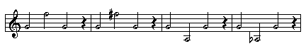 Intervals of a seventh