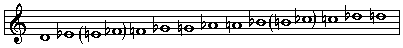 Natural and Flat Notes on string 4